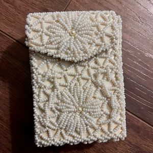 Vintage Beaded Cigarette Box